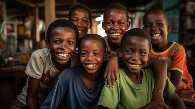 Enfants souriants